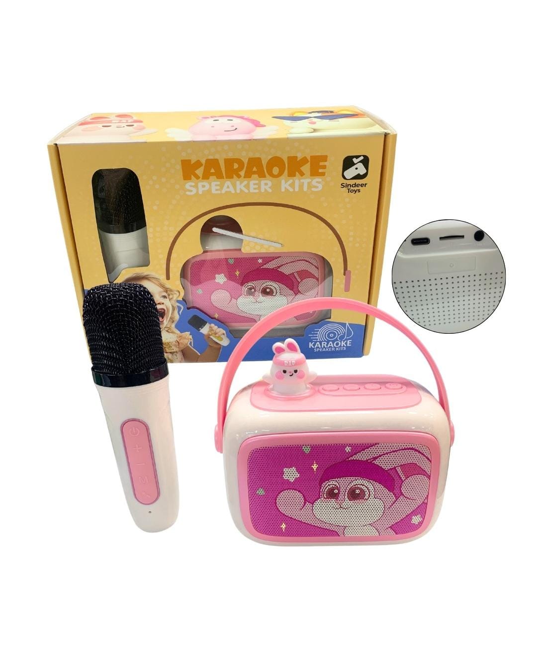 Miniatura 4 de Parlante karaoke con micfrofono infantil